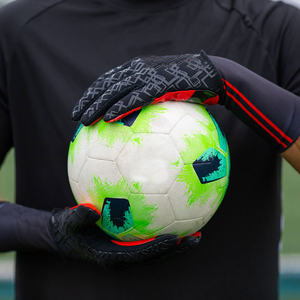 Football Goalkeeper Gloves PU <b>Full</b> Finger Non <b>Slip</b> Breathable Silicone Printing Unisex - Product Image 6