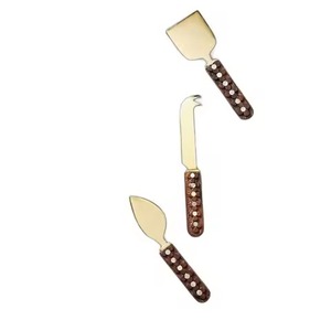 ชุดมีดชีสสแตนเลสสำหรับงานอีเว้นท์ อุปกรณ์ตัดชีส อุปกรณ์เสริมสำหรับเสิร์ฟในครัว ภาชนะบนโต๊ะอาหาร - Product Image 3