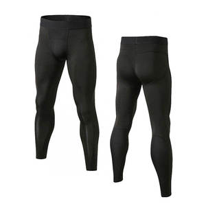 OEM Wholesale <b>Men</b> Compression Sports Legging <b>Trousers</b> Breathable Quick Dry <b>Stretch</b> Running Gym Athletic Custom Performance Pants - Product Image 1