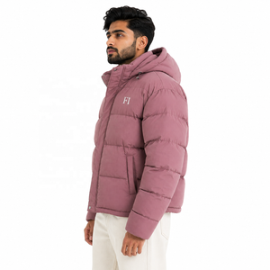 Men's Quilted Jacket Premium Insulated Everyday Outerwear Bomber Jacket Classic Zip Up Waterproof Breathable OEM Men's Jacket - Product Image 4