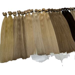 Extensions de Cheveux Humains Naturels Droites Couleur 613, Pointe Plate 100%, Extensions de Cheveux Humains, Super Double Dessiné, Pointe Plate, Bande Clip Ins Bundle - Product Image 2