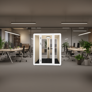 Duo HIPOD Cabines Acoustiques de Bureau – Mobilier Intérieur pour Cabines Téléphoniques – Intimité Améliorée et Absorption Sonore pour Environnements de Bureau - Product Image 3