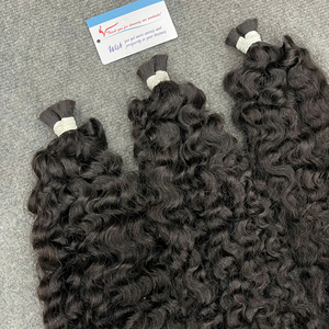 Cabello Humano Virgen Vietnamita 100% Natural, Rizado Birmano, Color Negro Natural, Proveedor de Cabello al Por Mayor de Primera Calidad - Product Image 5