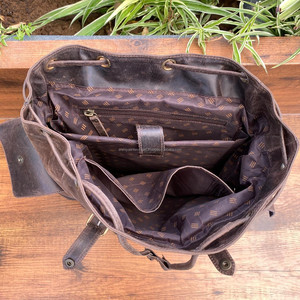 2025 personnalisé grande capacité sacs à dos en cuir pleine fleur ordinateur portable affaires voyage sac à dos en gros meilleurs vendeurs sacs pour unisexe - Product Image 6