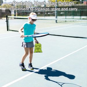 Pelota de Tenis de Grado Profesional, Alto Rebote, Extra Duradera, Cubierta de Fieltro, para Entrenamiento, Práctica y Torneos - Product Image 6