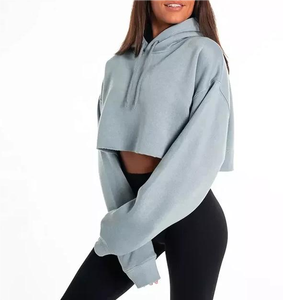 Nouvelle Arrivée 2026 – Sweat à Capuche Court en Coton Doux pour Femme - Product Image 5