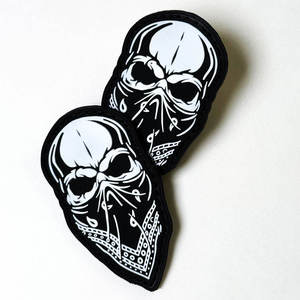 Patchs brodés élégants, faits à la main, circulaires, à coudre, motif Nuit étoilée Montagne, pour vêtements et sacs - Product Image 3