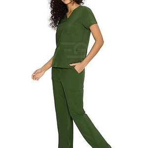 Medical Scrubs Hospital Uniform Breathable Comfortable Nursing <b>Doctor</b> Workwear Scrub Suit Professional Healthcare Outfit <b>Set</b> - Product Image 3