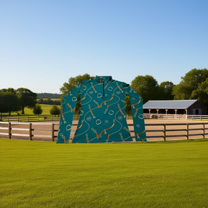 Camiseta Deportiva para Montar a Caballo, Diseño Personalizado, Transpirable, Ecológica, Protección UV, Ligera - Product Image 3