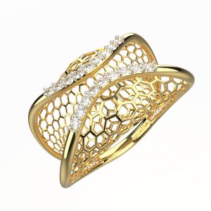 Anillo de Diamantes de Oro Amarillo de Lujo para Mujer, Corte Brillante Redondo, Joyería Natural de Compromiso - Product Image 3
