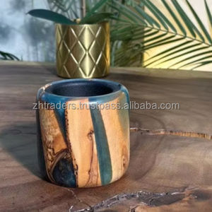 เตาเผาบัคฮูร์งานศิลปะไม้และเรซิ่นสุดหรู ที่วางธูปตกแต่งสวยงามสำหรับกลิ่นหอมในบ้าน และคอลเลกชันขายส่งสำหรับรอมฎอนและอีด - Product Image 1