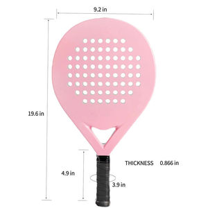 Raqueta de Pádel de Fibra de Carbono 12k, Espuma EVA, Impresión Personalizada, Acabado Mate, Forma de Diamante - Product Image 3
