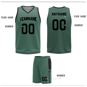 Ensemble d'uniformes de basketball légers pour hommes, respirants et adaptés à l'entraînement, aux compétitions et aux activités sportives quotidiennes - Product Image 6