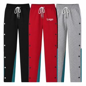 Pantalones Deportivos Premium para Hombre, con Botones Laterales, para Baloncesto, Calentamiento, Jogging, Venta al Por Mayor - Product Image 5