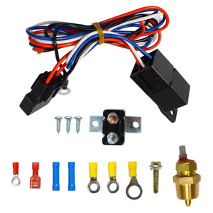 Ventola di raffreddamento del radiatore elettrico da 16 pollici 12V 120W con Kit termostato per auto a 10 pale e Kit di montaggio incluso - Product Image 4