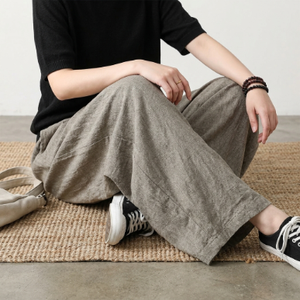 Unisex Summer Custom Printed Fleece Straight Flat Front Breathable Lightweight Mid Waist <b>Drawstring</b> Closure Casual <b>Trouser</b> - Product Image 5