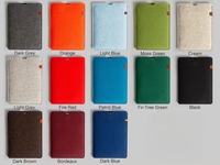 Housse pour ordinateur portable MacBook minimaliste en feutre de laine mérinos, protégez votre technologie dans ce étui rembourré disponible