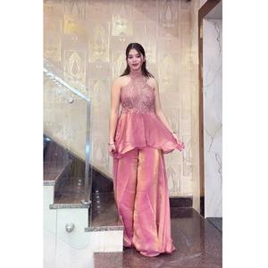 New Designer Party Wear Look Full Neck <b>Top</b> Sharara Set – Latest Elegant Ethnic Outfit for Women Wedding and <b>Festive</b> Wear - Product Image 1