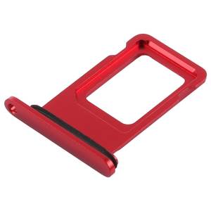 Bandeja de tarjeta SIM roja para iPhone XR, pieza de repuesto metálica - Product Image 1