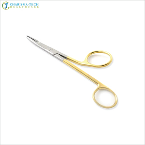 Ciseaux chirurgicaux CHARISMA-TECH 16 cm en acier inoxydable avec manche doré, instrument de chirurgie générale, utilisation manuelle, certifié CE - Product Image 5