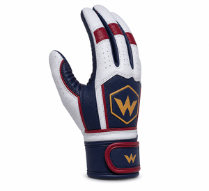Factory Direct OEM Baseball Batting <b>Gloves</b> Custom Printed Logo Premium Cabretta Leather Palm Adult Youth Baseball Practice - Product Image 3
