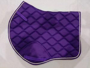 Almohadilla de Montar a Caballo Ecológica de Microfibra de Algodón, Relleno de Poliéster Premium, Cómoda, Lisa, Color Morado, para Salto y Doma Clásica - Product Image 5