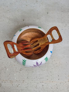 ชามไม้เคลือบเงา OpalGrain Artisan Bowl ระดับพรีเมียม สำหรับเสิร์ฟอาหารระดับกูร์เมต์ สลัด ผลไม้ ของว่าง และอาหารหรูหรา - Product Image 4