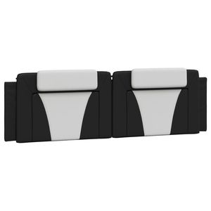Coussin de tête de lit noir et blanc décoratif et oreiller décoratif - Product Image 2