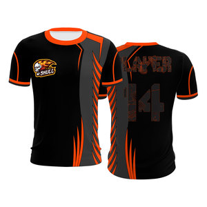 เสื้อเจอร์ซีย์อีสปอร์ตสีดำสำหรับผู้ชาย ยี่ห้อ Remnant พิมพ์ลายแบบ Sublimation แห้งเร็ว คอกลม ผลิตจากโพลีเอสเตอร์ 100% เหมาะสำหรับทีม - Product Image 3
