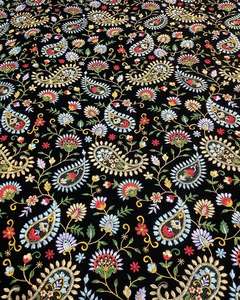 African Sequin Lace Fabric Beaded Embroidery Mesh Fabric Party Wear Wedding Dress Fabric Wholesale - Product Image 5
