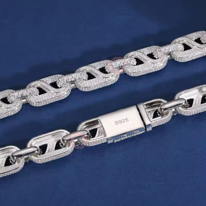 Collar y Dijes de Joyería Fina CZ Iced Out Estilo Cubano con Símbolo Hip Hop BussDown al por Mayor para Hombre - Joyería Streetwear - Product Image 3