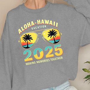ALOHA HAWAII VACATION 2025 sudaderas de mujer de diseño - Product Image 3