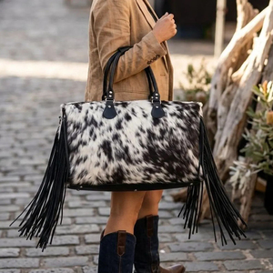 Sac à main en cuir de vachette de luxe léger de haute qualité pour homme avec fermeture éclair, sac fourre-tout décontracté en cuir de vachette - Product Image 5