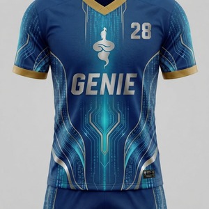Uniforme de Fútbol de Diseño Único al por Mayor con Impresión por Sublimación para Adultos Hombres, Uniforme de Fútbol Transpirable de Poliéster - Product Image 5