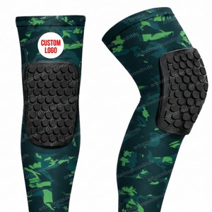 Genouillères de sport antidérapantes à compression pour le basketball, le volleyball, le football et la lutte (vente en gros) - Product Image 4