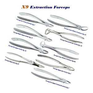 Kit de Fórceps Dentales Manuales de Acero Inoxidable de Alta Calidad Clase I - Juego de Instrumentos Dentales Reutilizables para Extracción de Dientes - Product Image 4