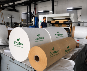 Rollos de Papel Especializado Impermeable y Resistente a la Grasa, Impresión Personalizada, 70gsm, Recubrimiento de Cera Industrial por una Cara, Impresión Offset, Uso Médico - Product Image 4