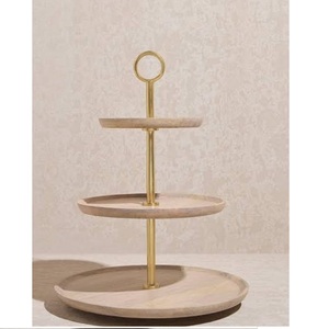 Base para Pastel de Madera Ecológica de Calidad Superior con Acabado Esmaltado para Exhibición de Frutas y Celebraciones - Product Image 4