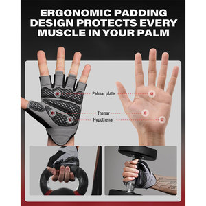 igh Quality Custom Made Non-Slip Material Unisex Cycling <b>Gloves</b> with Customized Colors & Sizes High Quality Reasonable Price - Product Image 3