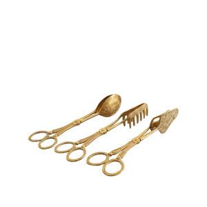 Pinzas para Repostería de Cobre Puro de Primera Calidad, Pinzas para Servir Hechas a Mano para Pastel, Pan, Cubos de Azúcar, Utensilio de Cocina Duradero para Uso en Hoteles, Restaurantes y Cafeterías - Product Image 1