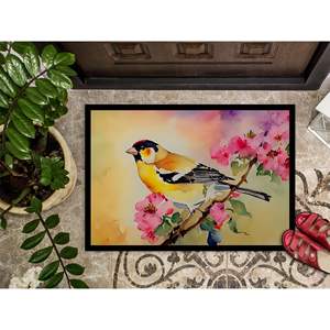 Felpudo de jilguero nuevo 18H X 27W entrada interior/exterior antideslizante lavable pila baja para puerta Delantera - Product Image 3