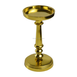 Portavelas galvanizado para decoración de hogar, candelabro elegante, diseño barato, para Villa, cena y boda - Product Image 2