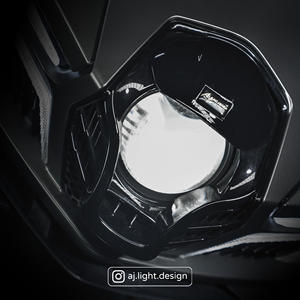 AJ LIGHT DESIGN Demon Eye - Juego de Sistemas de Iluminación Multifuncional para Motocicleta, Faro Amarillo, Blanco Natural, SYM MMBCU Delantero - Product Image 4