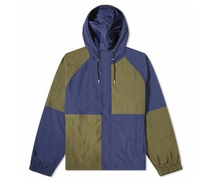 Men's Hooded Windbreaker Jacket Color Blocking Polyester Zipper Casual Streetwear Autumn <b>Coat</b> - Product Image 5