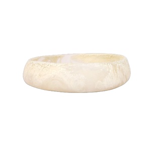 Bol et plat de service en résine écologique polie, best-seller, fait à la main, passe au lave-vaisselle, design moderne, pour les fêtes, usage domestique, fabriqué en Inde - Product Image 1