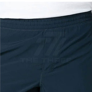 Pantalones Cortos Casuales de Algodón para Hombre, Cintura Media, con Cordón, Diseño de Moda Urbana, Corte Recto, Cómodos, Personalizables, Talla Grande - Product Image 5