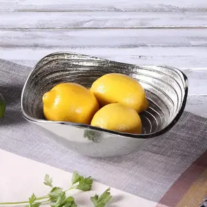 Katı alüminyum meyve kase satılık Premium kalite en ucuz fiyatlar servis meyve tabağı ev dekorasyonu yeni kompostosu kase