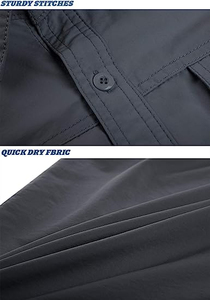 Camisa de Manga Larga para Hombre, Corte Regular, Color Sólido, Informal, para Otoño, Transpirable, 100% Algodón Tejido - Product Image 3