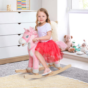 Caballo balancín de madera para montar - Product Image 1