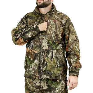 Veste de chasse imperméable pour hommes, veste de chasse silencieuse en softshell camouflage pour la chasse au cerf, au canard, à l'élk et à la dinde, vente en gros - Product Image 5